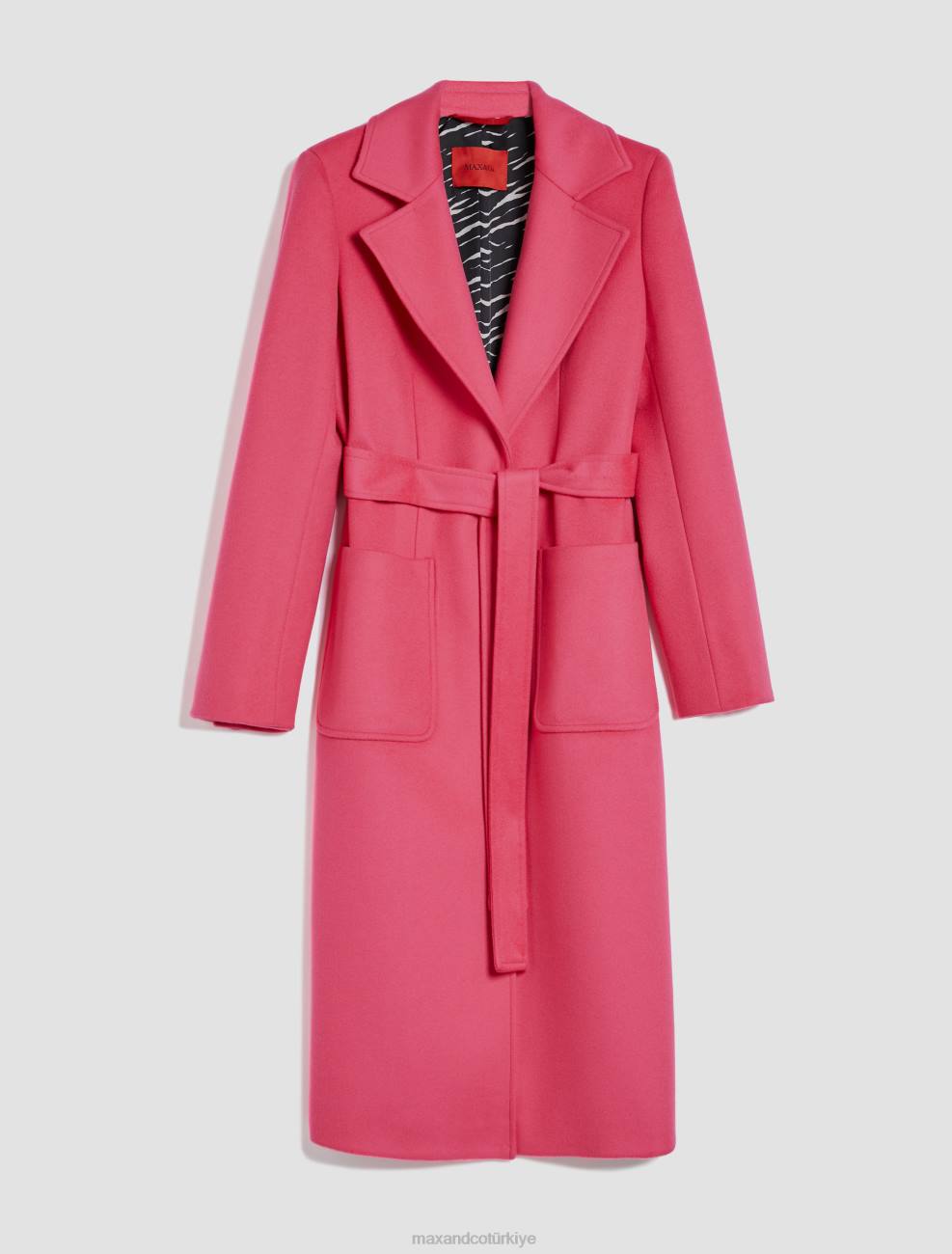 giyim MAX&Co. kaçak yün ceket fuşya kadınlar 2JP6857