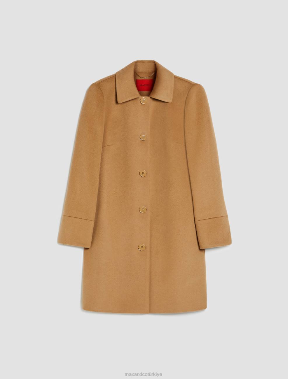 giyim MAX&Co. saf yün ceket deve kadınlar 2JP6852