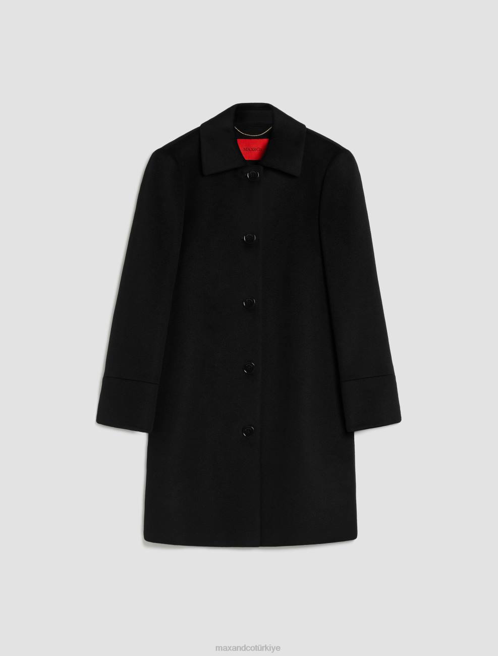 giyim MAX&Co. saf yün ceket siyah kadınlar 2JP6853